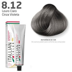 COLOR PREMIUM 8.12 LOURO CLARO CINZA VIOLETA 60G