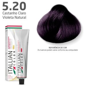 COLOR PREMIUM 5.20 CASTANHO CLARO VIOLETA NATURAL 60G