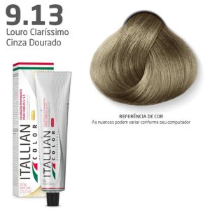 COLOR PREMIUM 9.13 LOURO CLARÍSSIMO CINZA DOURADO 60G